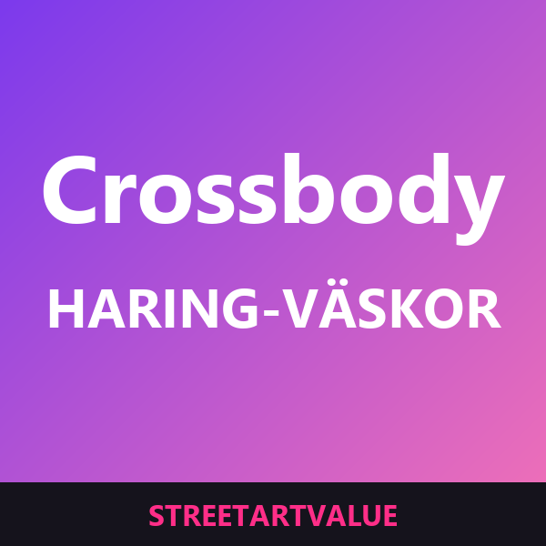 Keith Haring-crossbodyväskor: böcker och tillbehör om gatukonst på Amazon