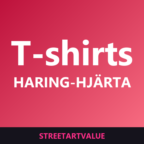 Keith Haring-T-shirts med hjärta: böcker och tillbehör om gatukonst på Amazon