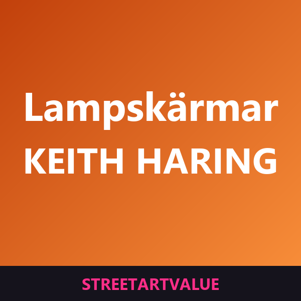 Keith Haring-lampskärmar på Amazon