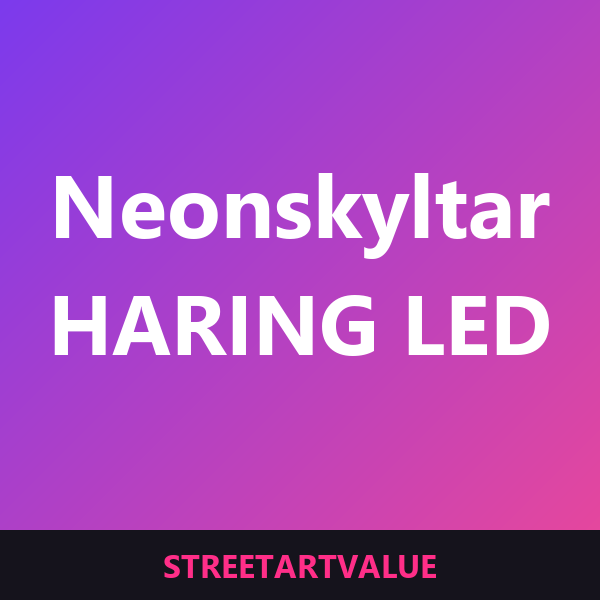 Keith Haring LED-neonskyltar på Amazon