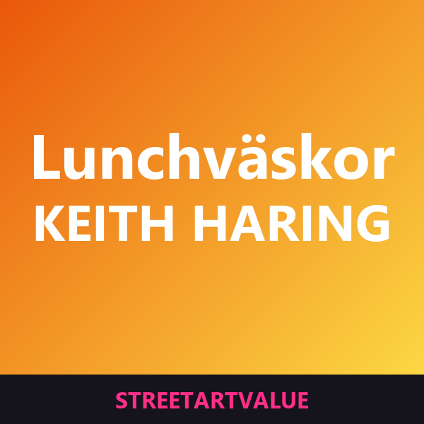Keith Haring-lunchväskor: böcker och tillbehör om gatukonst på Amazon