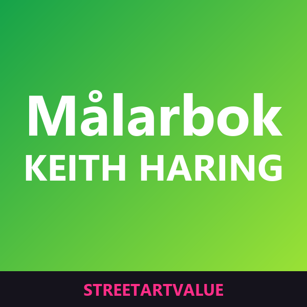 Keith Haring-målarböcker på Amazon