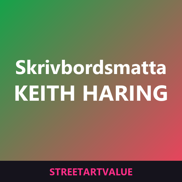 Keith Haring-skrivbordsunderlägg: böcker och tillbehör om gatukonst på Amazon