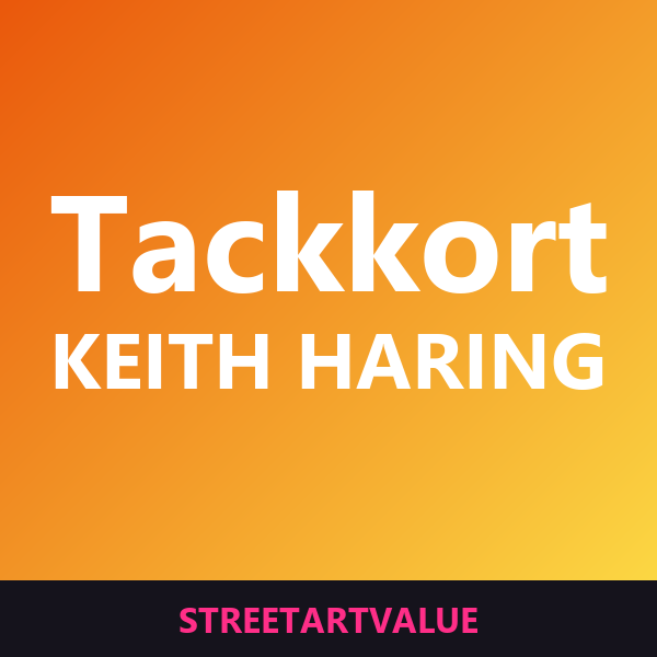 Keith Haring-tackkort: böcker och tillbehör om gatukonst på Amazon