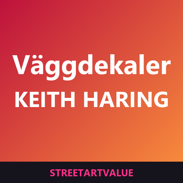 Keith Haring-väggdekaler på Amazon