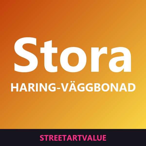 Stora Haring-väggbonader: böcker och tillbehör om gatukonst på Amazon